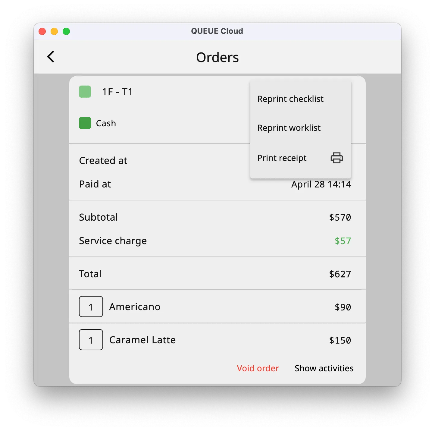 Reprint worklist and checklist