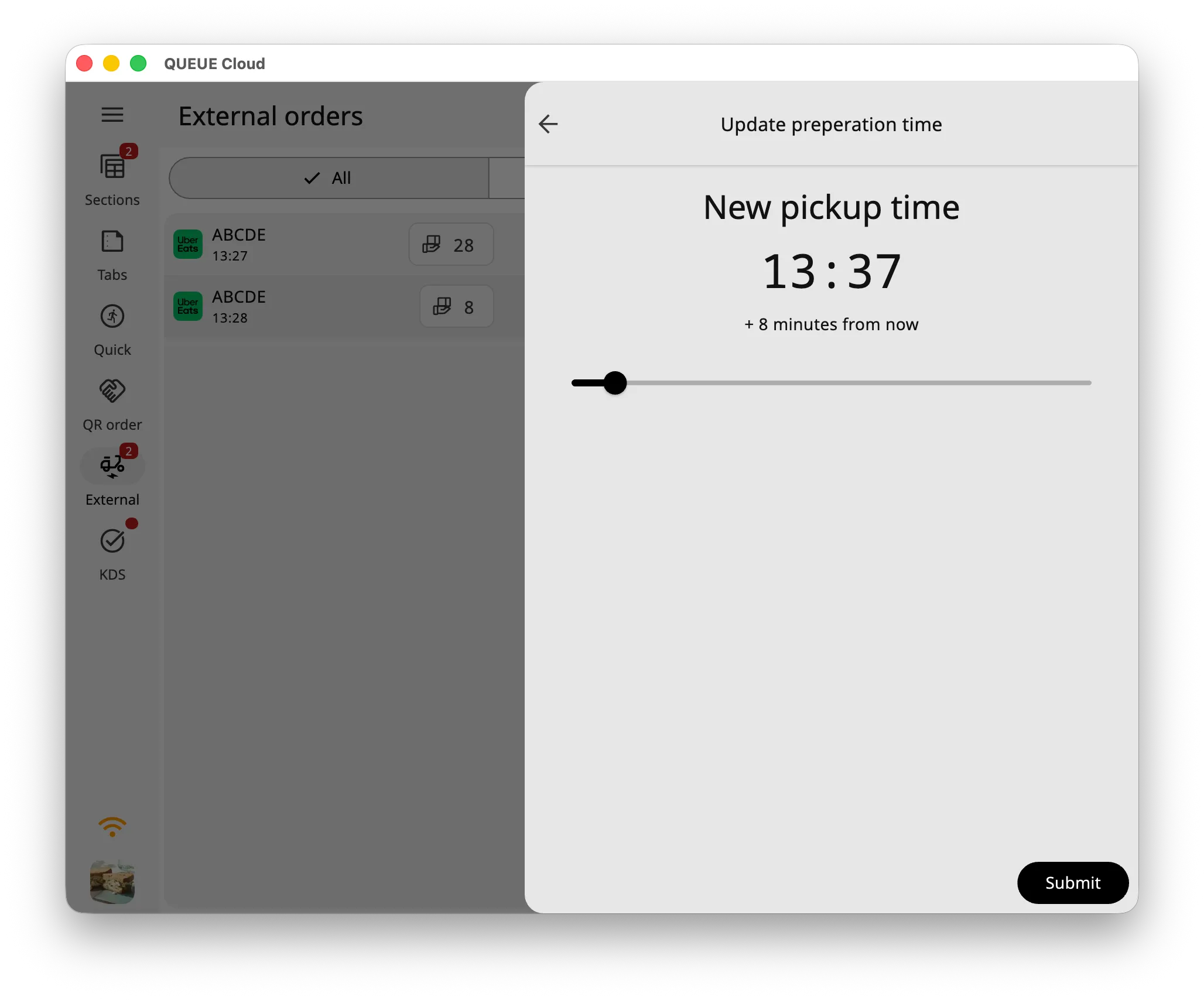 Update expected ready at